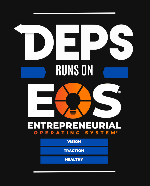 DEPS Runs on EOS logo